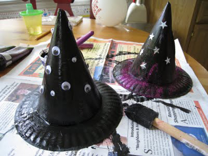 Sombrero de bruja para Halloween - ManualidadesManualidades