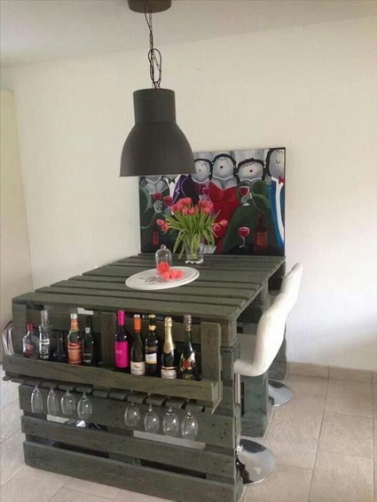 EconomÃa y decoración con palets « manualidades Reciclados inspiraciones mueble cocina de