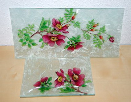 decoupage vidrio